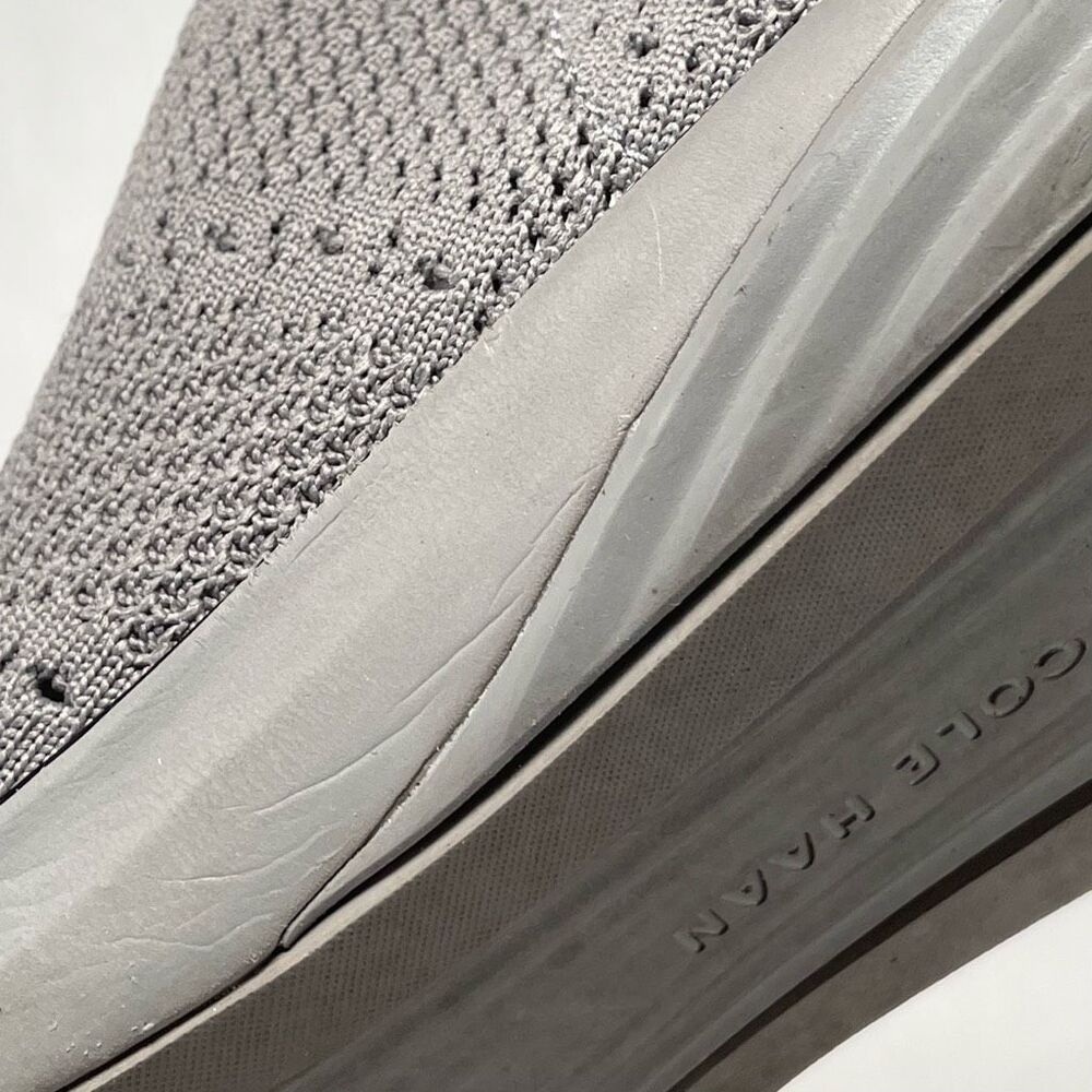 Cole Haan Grandevolution Mens 10.5 Grey Stitchlite Oxford Derbys - Picture 5 of 11